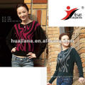 Fashion pattern women's thick cashmere sweater